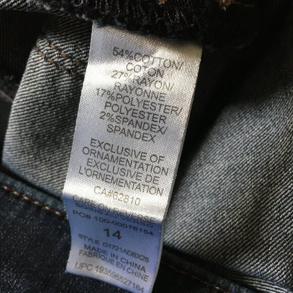 Democracy Dark Blue Denim 'Ab'solution Stretchy Banded Waist Jeans - Picture 10 of 16